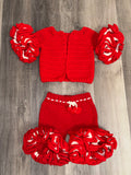 Crochet Ruffle Set